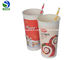 22Oz Cold Drink Paper Cups Waterproof Eco - Friendly Biodegradable