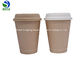 16oz Size Compostable Disposable Coffee Paper Cups To Go With Paper Lids