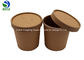 Reusable Kraft PLA Coated Paper Cup  With Moisture Proof And Durable