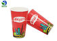 Offset Printing Small Disposable Coffee Cups Colored For Cold Beverages